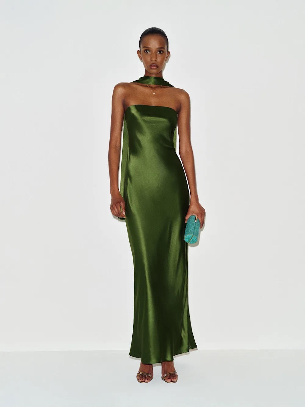 Reformation Oren Silk Dress